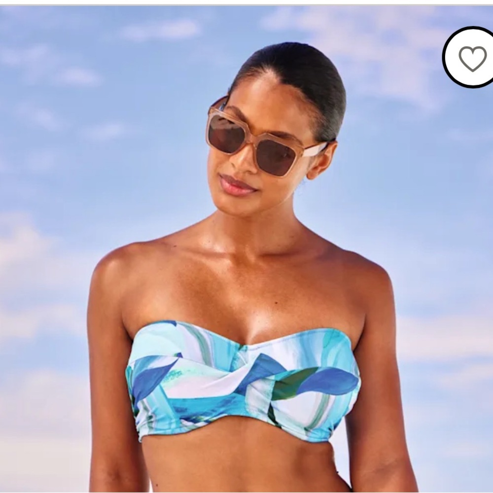 Fantasie Blue and White Bikini
